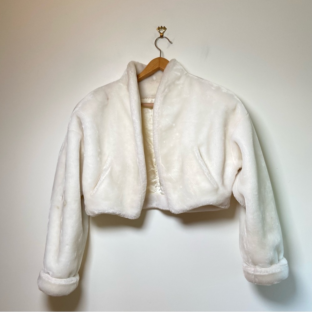 Vintage Foxrun Faux Fur Cropped Coat